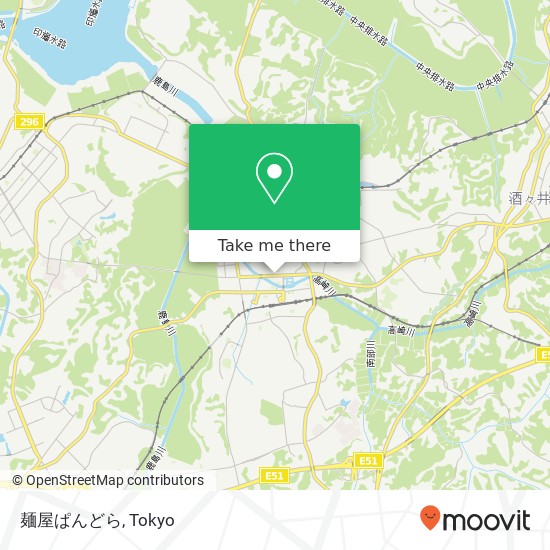 麺屋ぱんどら map