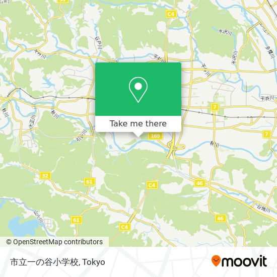 市立一の谷小学校 map