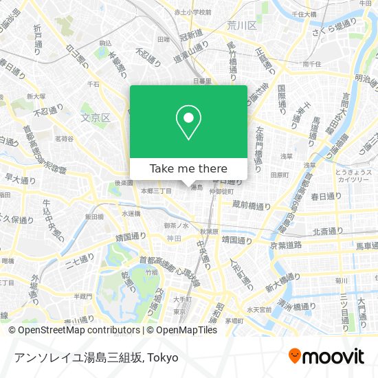 アンソレイユ湯島三組坂 map