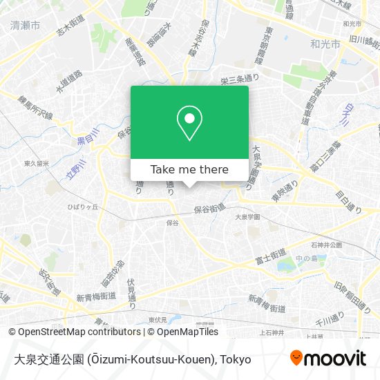 大泉交通公園 (Ōizumi-Koutsuu-Kouen) map