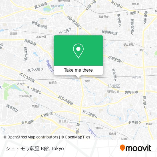シェ・モワ荻窪 B館 map