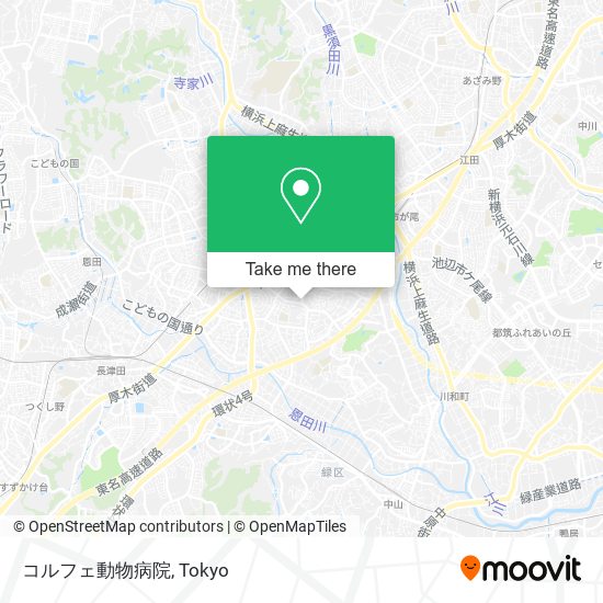 コルフェ動物病院 map