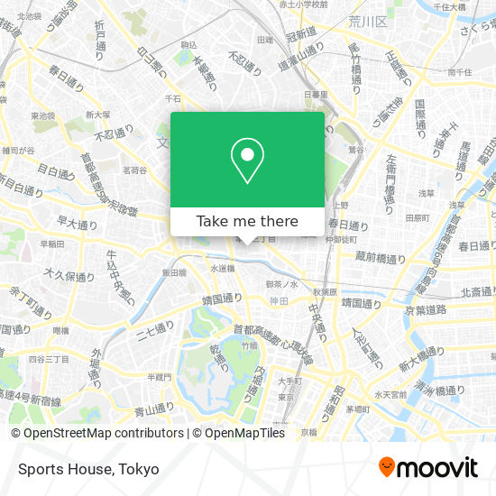 Sports House map