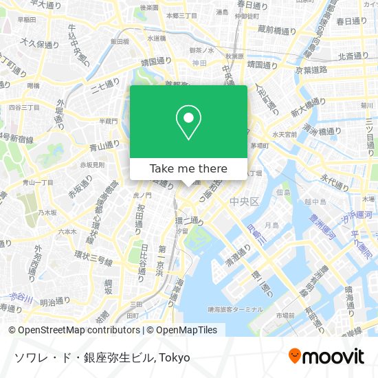 ソワレ・ド・銀座弥生ビル map