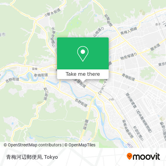 青梅河辺郵便局 map