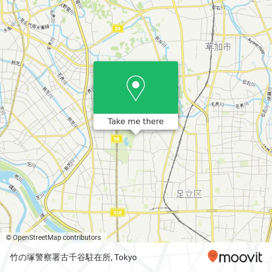 竹の塚警察署古千谷駐在所 map