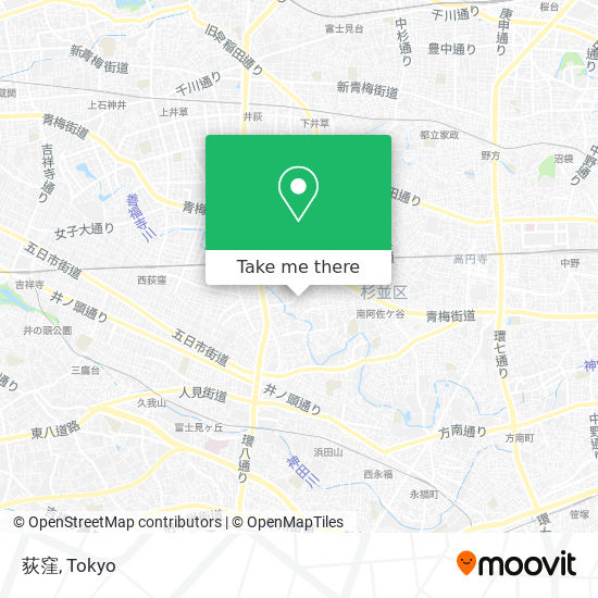 荻窪 map