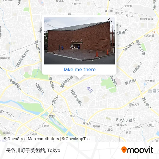長谷川町子美術館 map