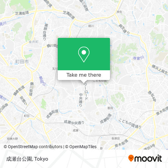 成瀬台公園 map