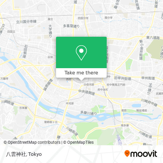 八雲神社 map