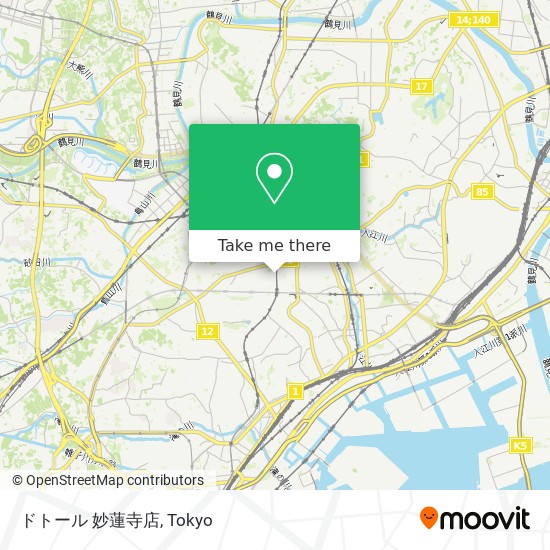 ドトール 妙蓮寺店 map