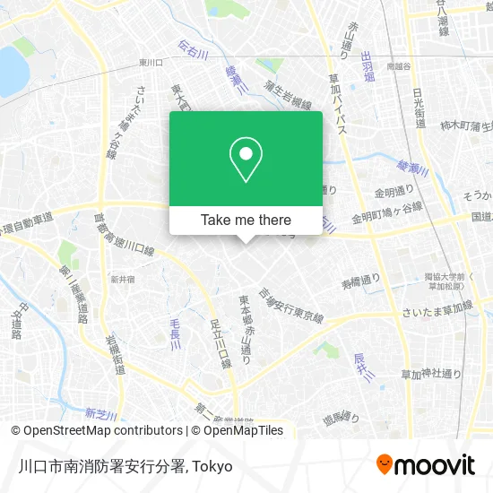 川口市南消防署安行分署 map