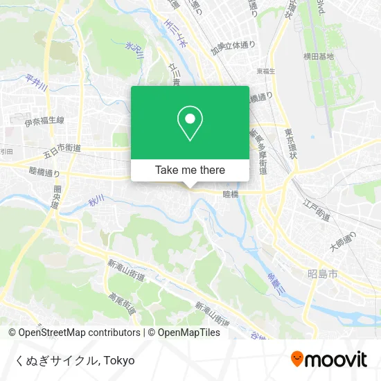 くぬぎサイクル map