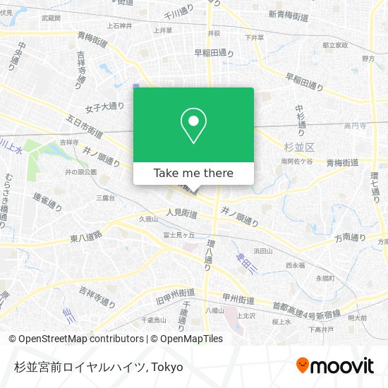 杉並宮前ロイヤルハイツ map