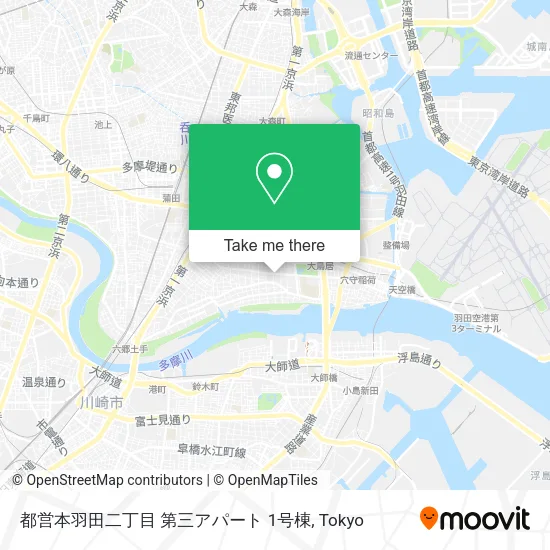都営本羽田二丁目 第三アパート 1号棟 map
