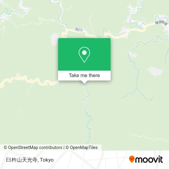 臼杵山天光寺 map