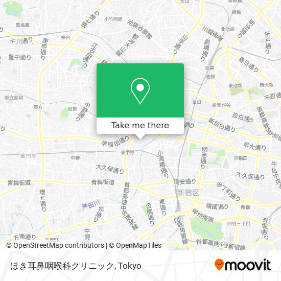 ほき耳鼻咽喉科クリニック map