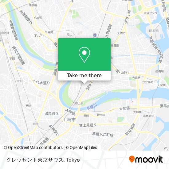 クレッセント東京サウス map