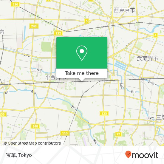 宝華 map