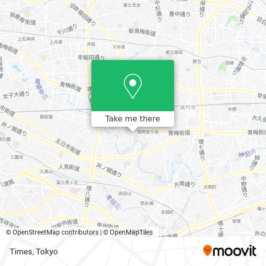 Times map