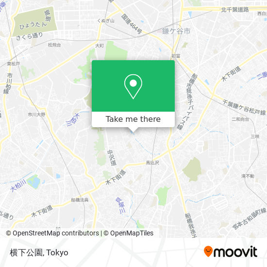 横下公園 map