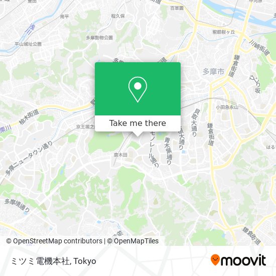 ミツミ電機本社 map