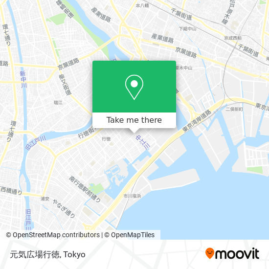 元気広場行徳 map