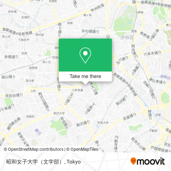 昭和女子大学（文学部） map