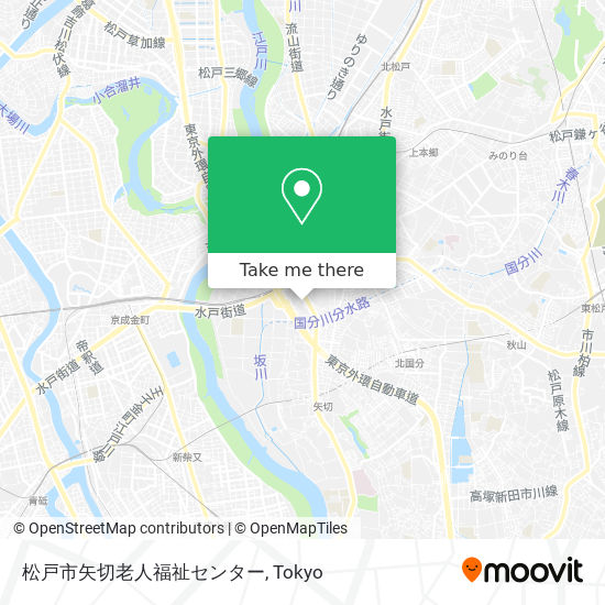 松戸市矢切老人福祉センター map