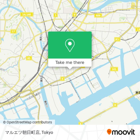 マルエツ朝日町店 map