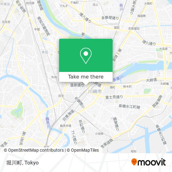 堀川町 map