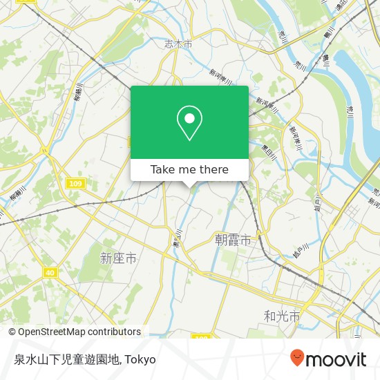 泉水山下児童遊園地 map