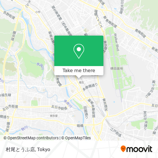 村尾とうふ店 map