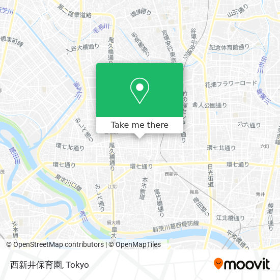西新井保育園 map