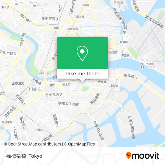 福徳稲荷 map