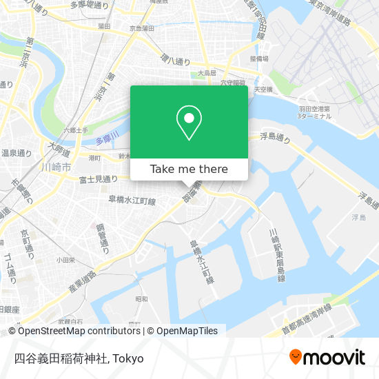 四谷義田稲荷神社 map