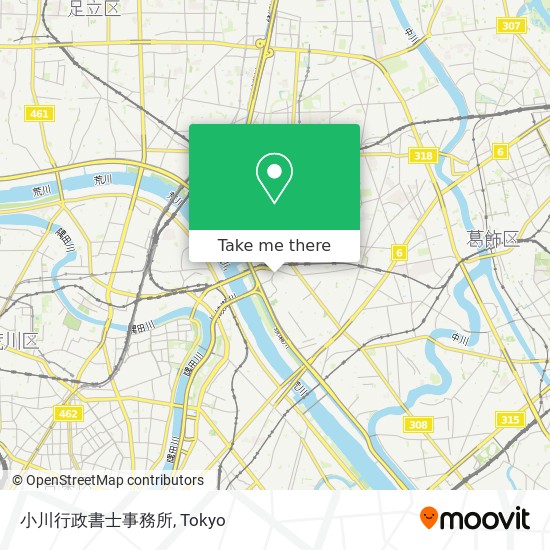 小川行政書士事務所 map