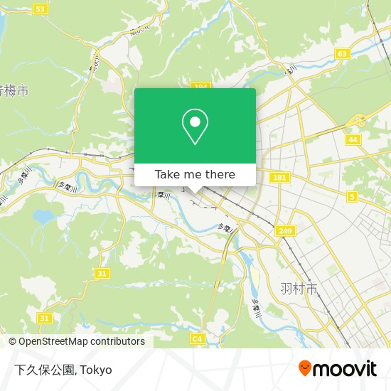 下久保公園 map