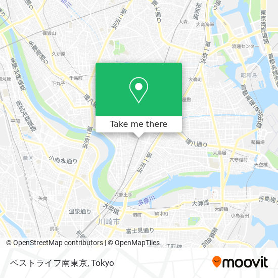 ベストライフ南東京 map