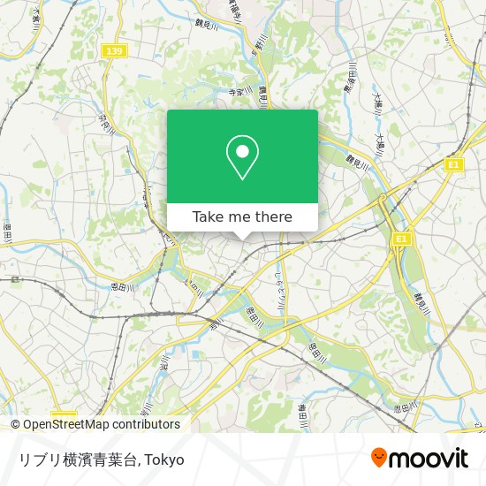 怎樣搭巴士或地鐵去横浜市的リブリ横濱青葉台 Moovit