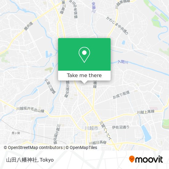 山田八幡神社 map
