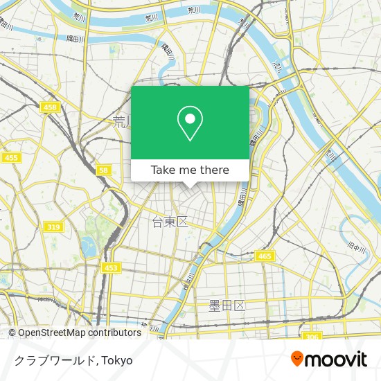 How To Get To クラブワールド In 台東区 By Metro Or Bus