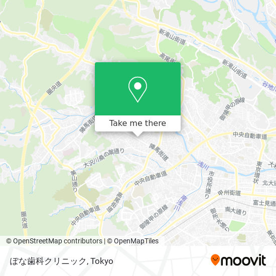 ぽな歯科クリニック map