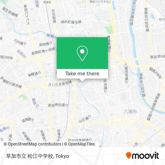 草加市立 松江中学校 map