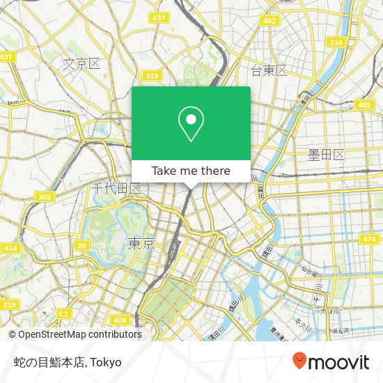 蛇の目鮨本店 map