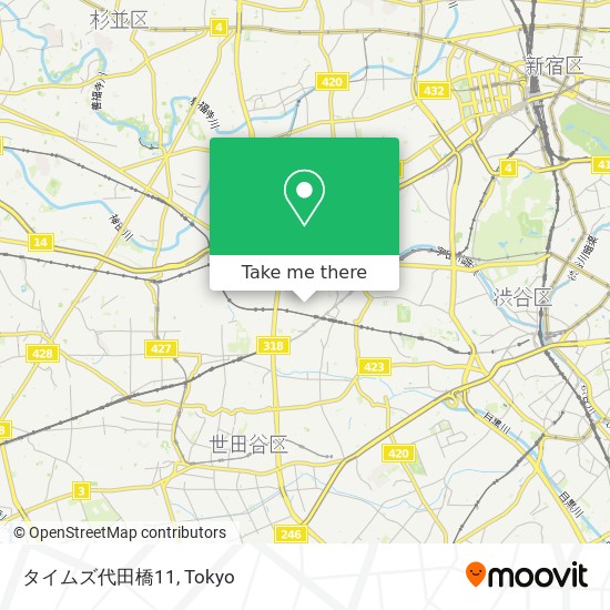タイムズ代田橋11 map