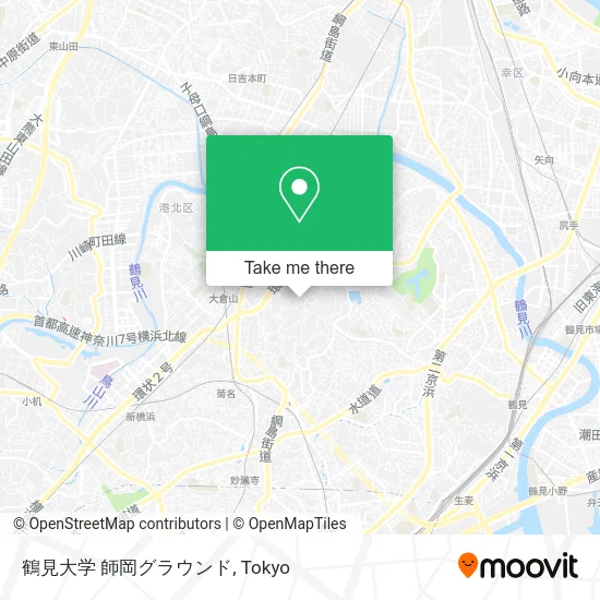 Tsurumi University Morookawa Ground map