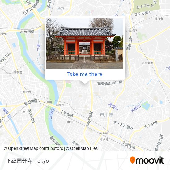 下総国分寺 map