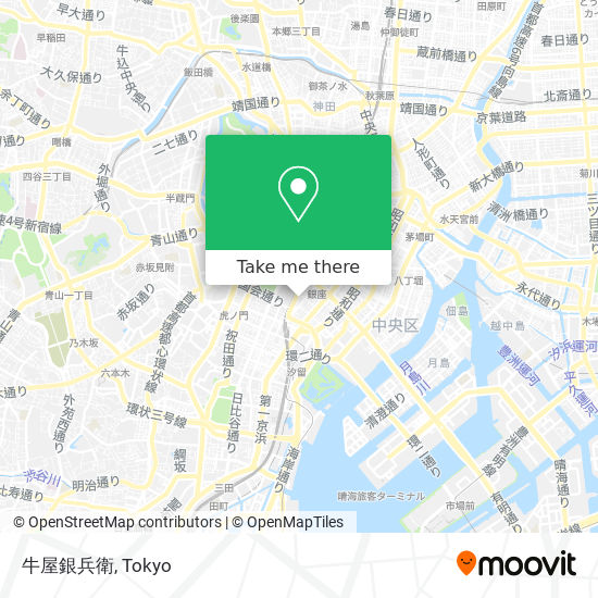 牛屋銀兵衛 map