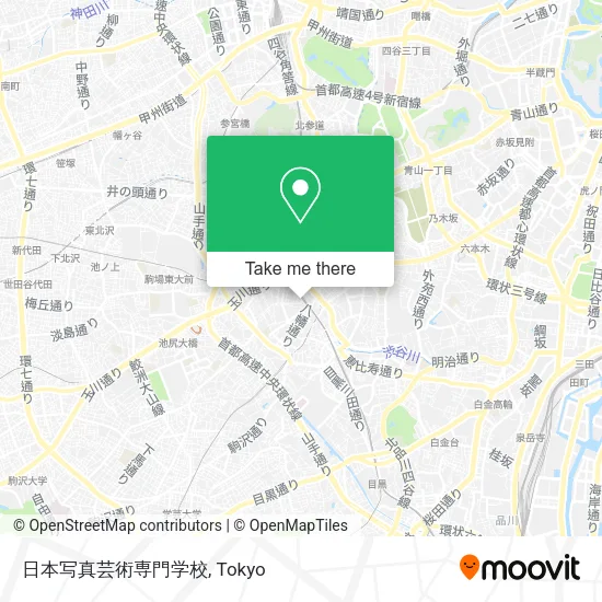 日本写真芸術専門学校 map